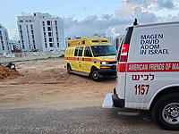 Рабочий упал с большой высоты на стройке в Ашкелоне, он в тяжелом состоянии