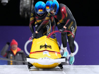 Олимпиада. Бобслей. Двойки. Чемпионками стали Лаура Нольте и Дебора Леви