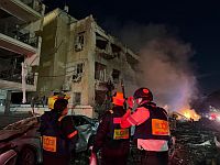 Падение ракеты в Гуш-Дане