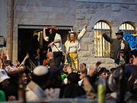 Сотни людей приняли участие в праздновании Пурима в Иерусалиме. Полиция разгоняет участников