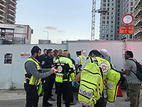 В Нетании при падении с высоты тяжело травмирован рабочий